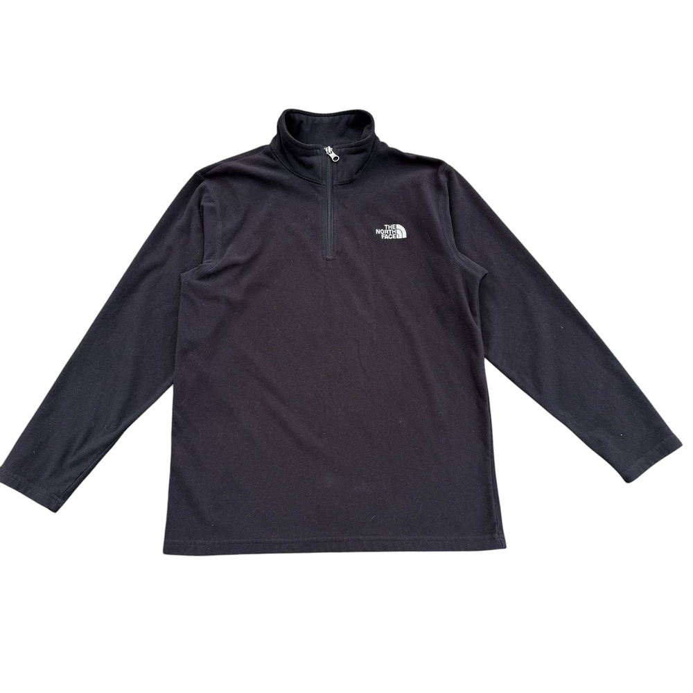 The North Face‎ Boys Fleece 1/4 Zip Pullover Black Size L